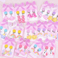 GT Rainbow Crown Children Clip on Earrings Cute Cartoon Jewelry No Pierced Earrings for Kids Gift