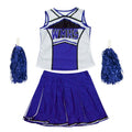 YIWU Gillian Factory Direct Cosplay Sport Spandex Cheerleading Uniforms Top and Skirt for Girls Directly for Children