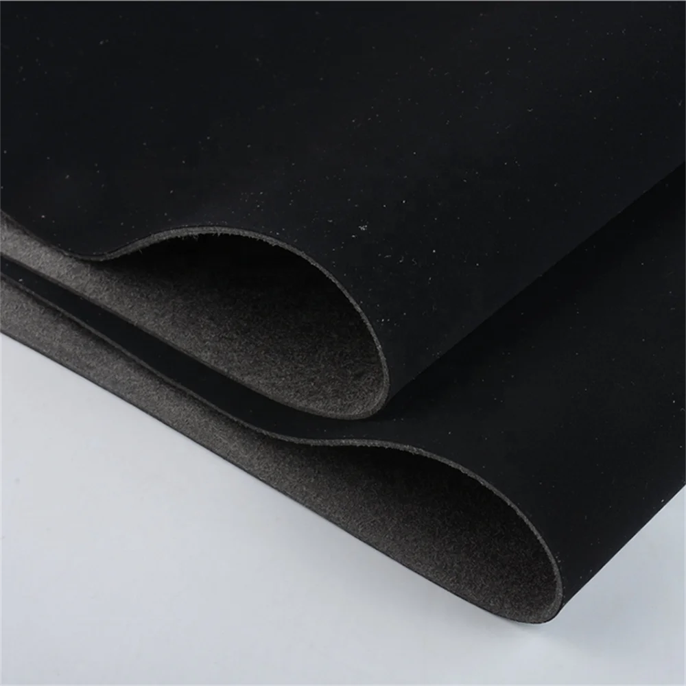 Frosted PU Leather Design Non-Slip Microfiber Upholstery Fabric for Dashboard Covers Sofas Bags
