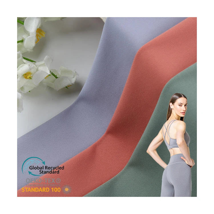 Young People Favorite Sportswear Stretch Fabric Yoga Sets Nylon Spandex Fabric for Underwear
