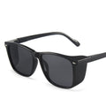 Hot Selling Newest Retro Trendy Steampunk Sunglasses Unique Thick Edge Wide Edge PC Big Frame Sun Glasses
