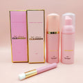 Make Your Own logo Lash Shampoo Bath Cleanser Bottles pink Gold Lash Shampoo Bottle With Custom Packaging Kit