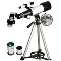 F40070M Monocular Astronomical Refracting Telescope for Kids Beginners Includes Carrying Bag & Phone Adapter Outdoor Telescope