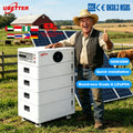 All in One 51.2V 300Ah 10Kwh 15kwh with Inverter WiFi EU Stock Solar Battery Lithium Stackable Hybrid Home Energy Storage System