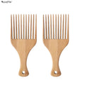 Wanmei Hairdressing Bamboo Comb Wide Tooth Customized Combs for Black Brosse Chauffant Pour Lisser Cheveux  Hair Brosse