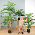 E61 Home Decor Bonsai Fake Silk Artificial Tree Indoor Deck Table Top Small Size Luxury Artifical Plastic Plant Palm Tree in Pot