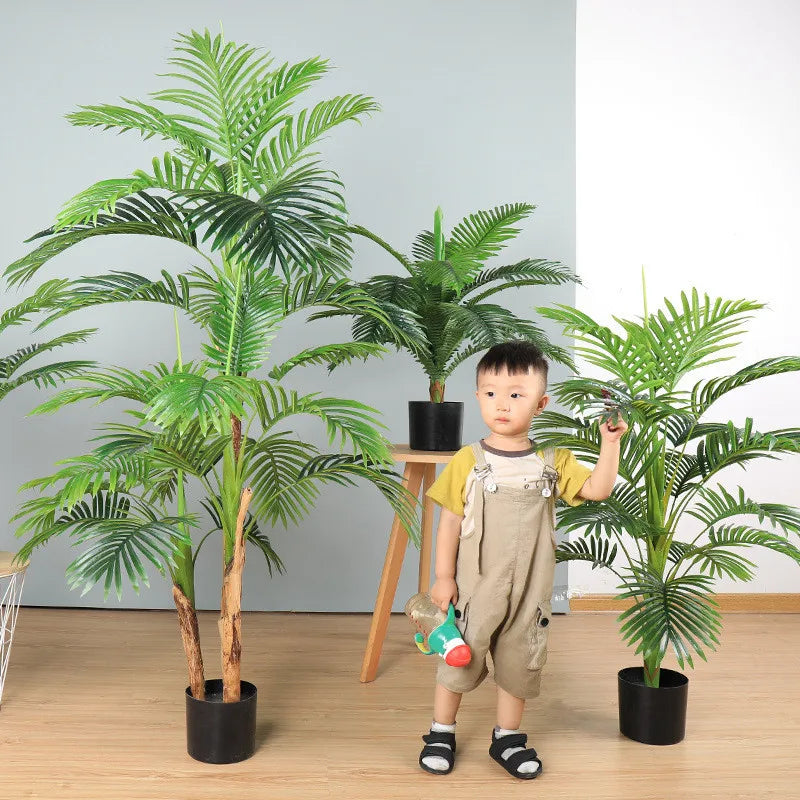 E61 Home Decor Bonsai Fake Silk Artificial Tree Indoor Deck Table Top Small Size Luxury Artifical Plastic Plant Palm Tree in Pot