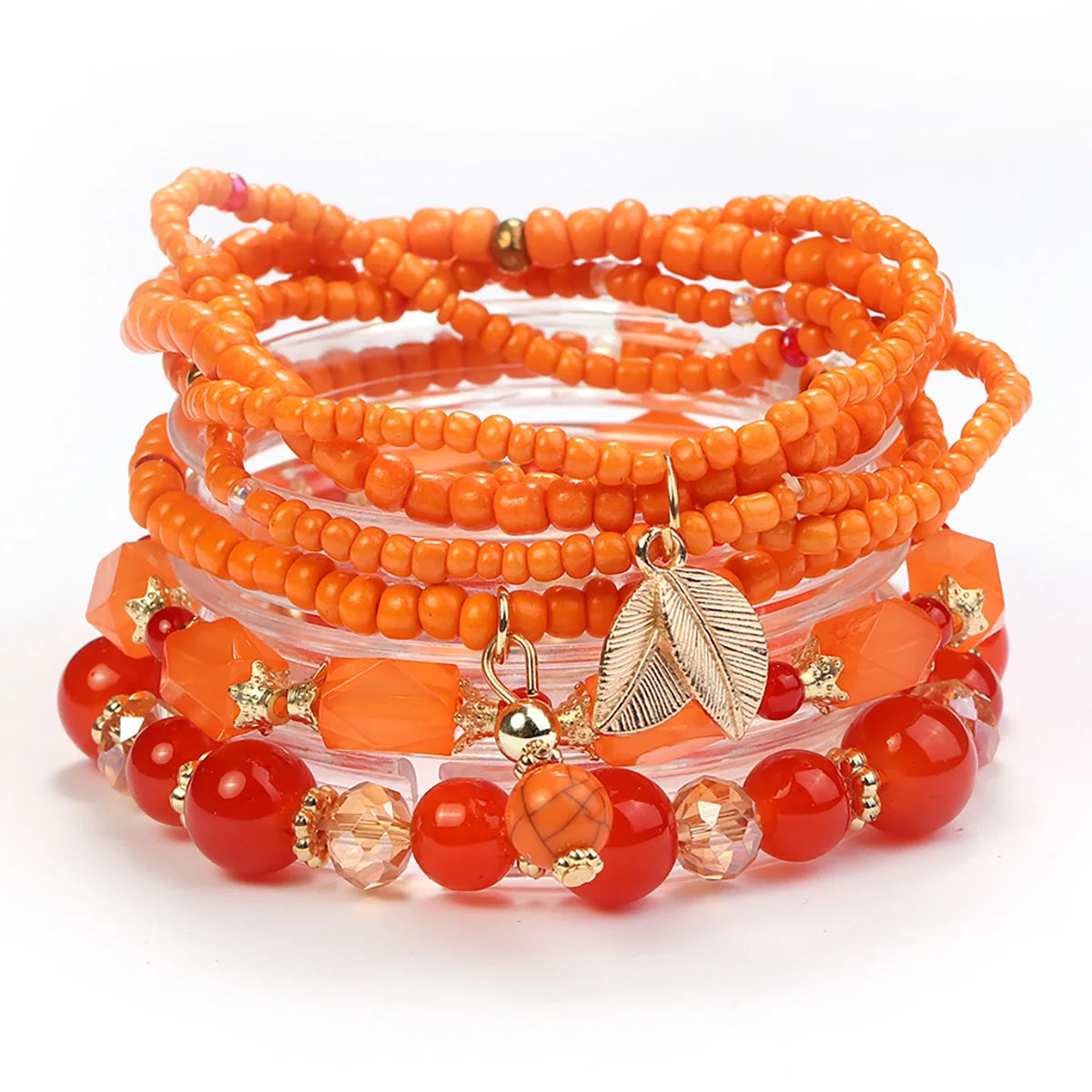 Good Selling Boho Style Designer Crystal Jewelry Multilayer Glass Bracelet Beads Colorful for Women