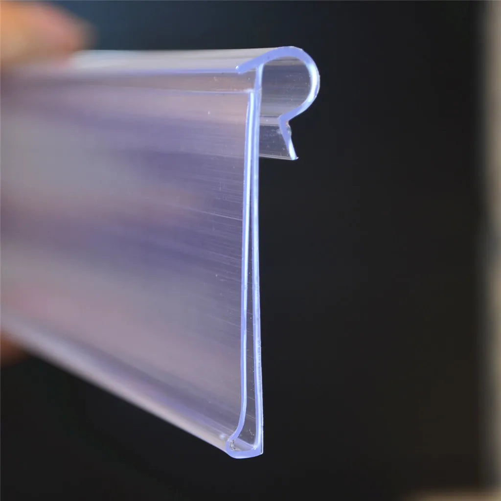 Can Be Customized Plastic Pvc Shelf Plastic Strips Holder for Supermarket Shelf