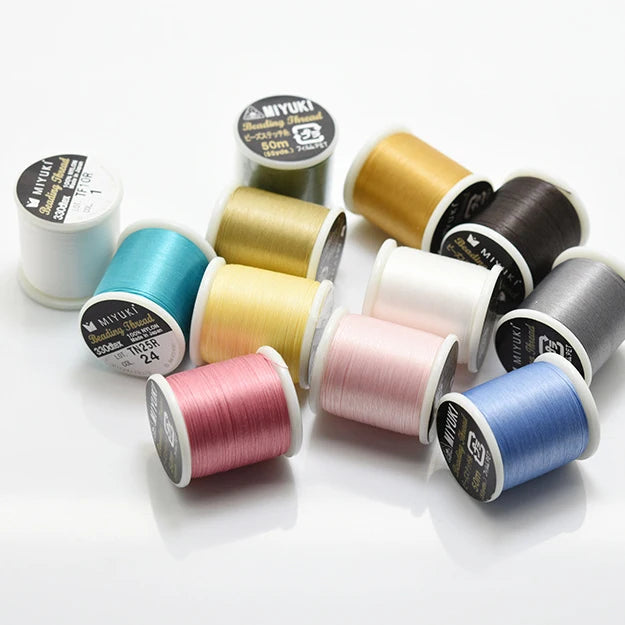 330 Dtex Japan Colorful Jewelry Cord Bracelet Nylon Thread 50 Meters Original Miyuki Beading Thread