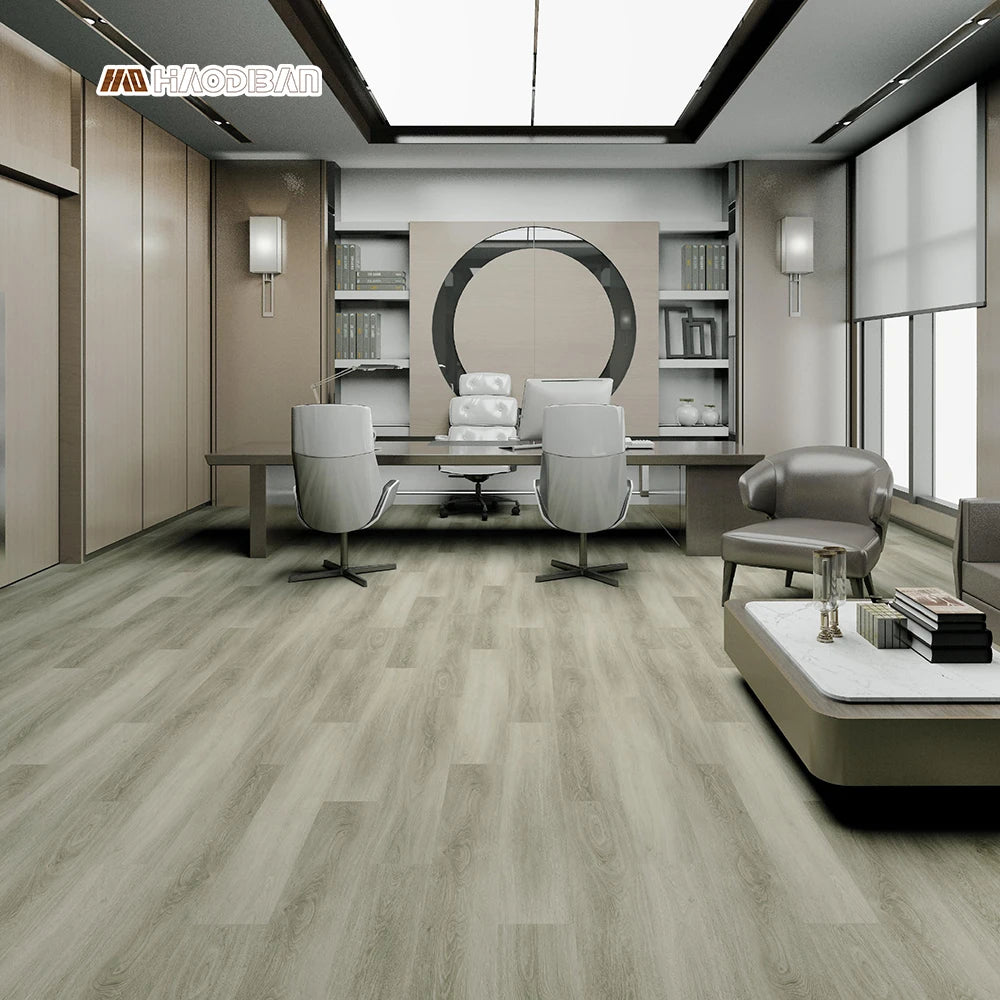 Home Office Waterproof Fire Retardant SPC Stone Plastic Composite Floor 5mm Rigid Core Vinyl Plank Tile LVT SPC Floor
