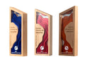 The Flowing Creativity Trophy Creative Solid Wood Trophy Acrylic Medal Memorial Award