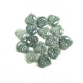 Hot Sale Natural Jadeite Carved Beads 21*19mm Green Jade Buddha Pendant for Diy Jewelry