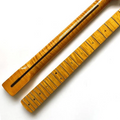 Wholesale Vintage Yellow 21 Frets ST TL Electric Guitar Neck Replacement Tiger Flame Maple Guitar Necks
