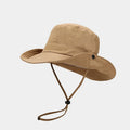 2022 Custom Logo Summer Fisherman Bucket Hats Large Eaves Brim for Outdoor Travels & Party Solid Color-for Fishing