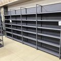 RUNDA-60# Heavy Duty Display Stand Racks Gondola Shelving Supermarket Shelf Steel Rack Store Display Stand Shelf