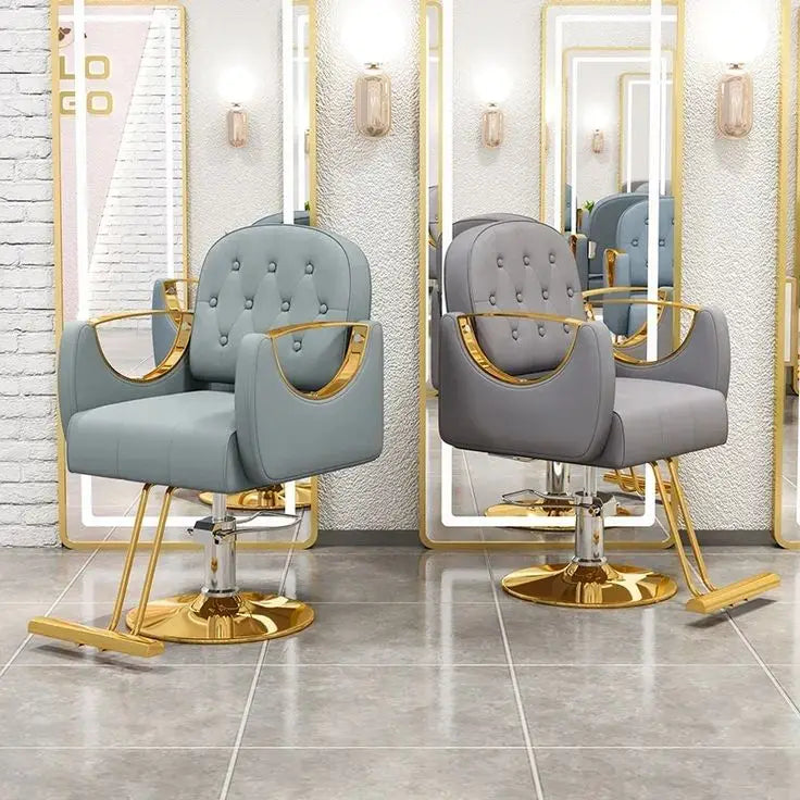 Hydraulic Pump Chair Manual Swivel Ergonomic Recliner for Salon Styling Chair