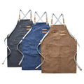 Kitchen Apron Women Waterproof Grill Apron With Pockets Mandil Woman Taller Waiter Apron Logo Design Custom