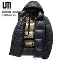 OEM Service Good Quality Winter Trending Men Casual Windproof Hooded Thick Parkas Vintage Classic Overcoat Bomber Jackets Coat