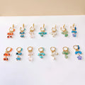 Gaby New Crystal Health Nose Piercing Stainless Steel Natural Stone Nose Rings with Nose Ring Bulk Wholesale Piercing Jewelry