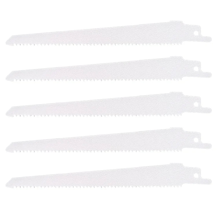 S611H 10TPI HCS Industrial Reciprocating Saw Blades for Straight Cutting Hardwood Softwood Laminated Boards Fiberboards Plastics