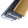 Beautiful Colors Skirting Board Witn PVC Install Base Aluminium Profile Wall Skirting Metal Baseboard Waterproof Floor Molding