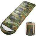 WOQI Waterproof Fabric Terylene Lightweight Winter Single for Hiking Envelope Sleeping Bag Outdoor Portable for Winter