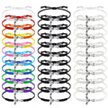 80 Colors Manufacturer Field Hockey Ice Hockey Charm Unisex Men Lady Waxed Cotton Rope Cord Gifts Bracelet for Women