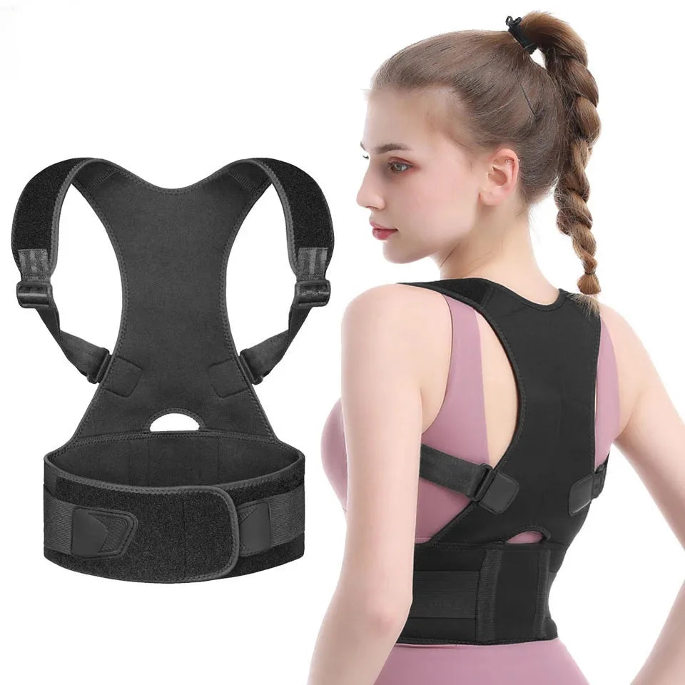 Humpback Orthosis Straight Adjustable Back Support Belt Spine Posture Corrector Backbone Back Fix Shoulder Belt