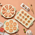 Silicone Eco-Friendly Baking Dish Set Chocolate Mold and Tray for Cupcakes and Doughnuts Cake Bakeware by Wonderfulife
