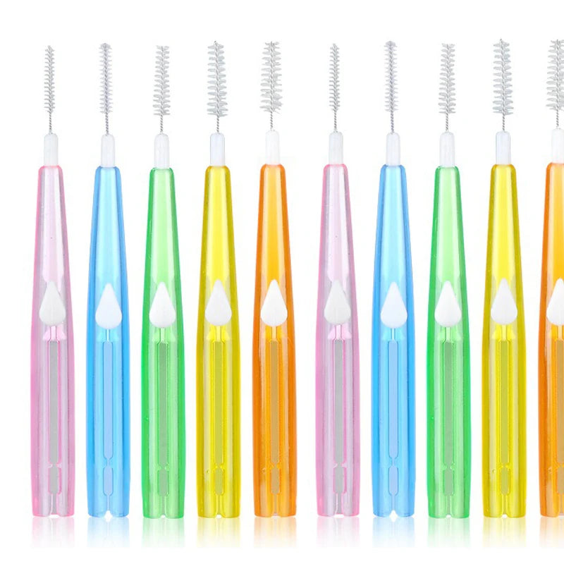 CE Certificate Approved I Type Interdental Brushes Adults' Interproximal Surfaces Clean for Teeth and Implants