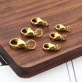 Stainless Steel Electroplated Gold Bright Lobster Ornaments DIY High Elastic Connection Clasp 9MM/10MM