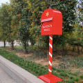 Christmas Post Box Standing Post Mailbox Letters Decorative Santa  Post Box