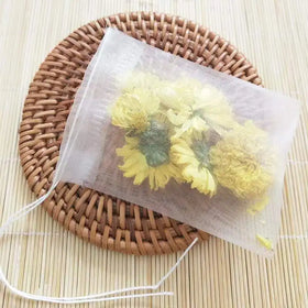 8*10cm Food Grade Nylon Tea Filter Bag With Drawstring
