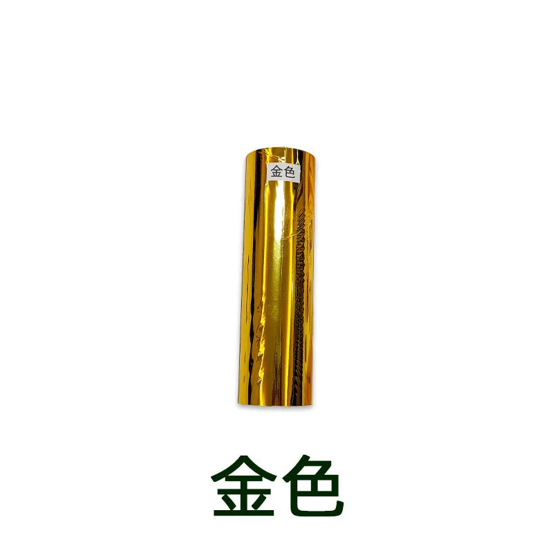 High Heat Transfer Film Hot Stamping Water Slide Decal Transfer Printing Silver Transparent Bottle Ceramic DIY Customize Logo