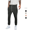 Men's Fitness Cotton Trousers Cargo Pants Sports Running Training Boot Cut Sweatpants