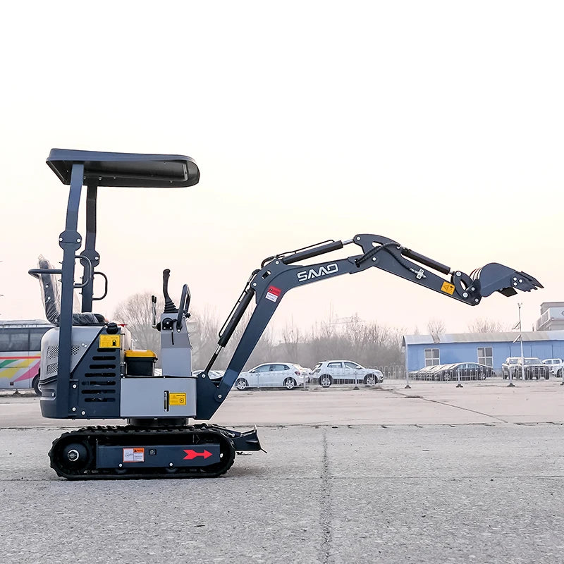 SAAO EPA EURO 5 Mini Excavator Grapple Hydraulic Excavator 2.5 Ton Crawler Micro Excavator for Sale