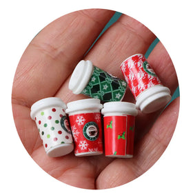 3D Resin Coffee Cup Model Dollhouse Miniatures Party Decoration Supplies DIY Crafting Accessories