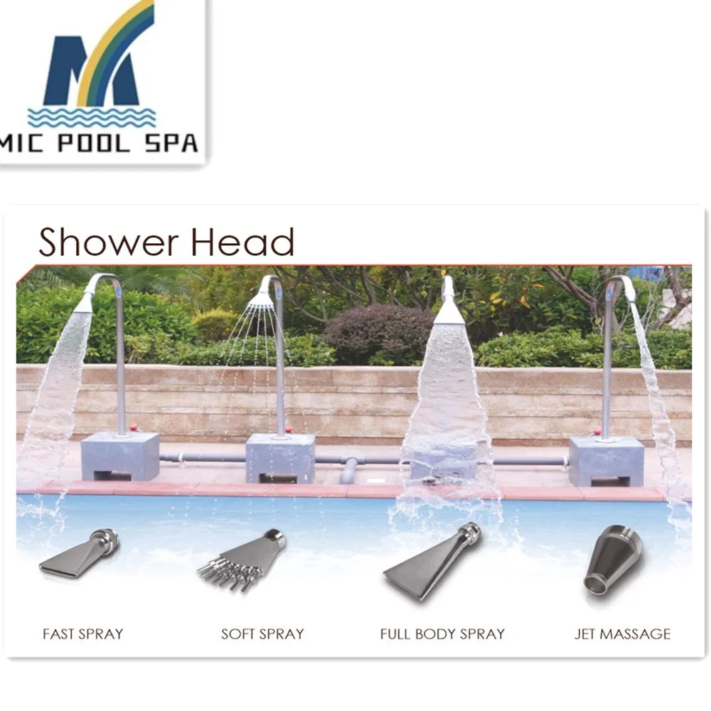 stainless steel swimming pool spa shower jet massage spray