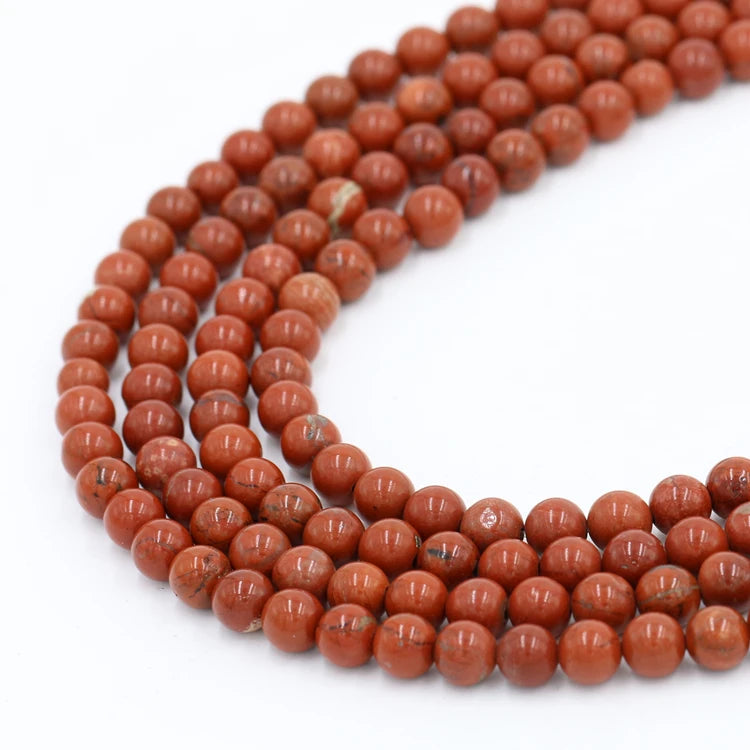 Wholesale Beads Natural Stone Beads 8mm Red Jasper Stone Beads for Jewelry Making