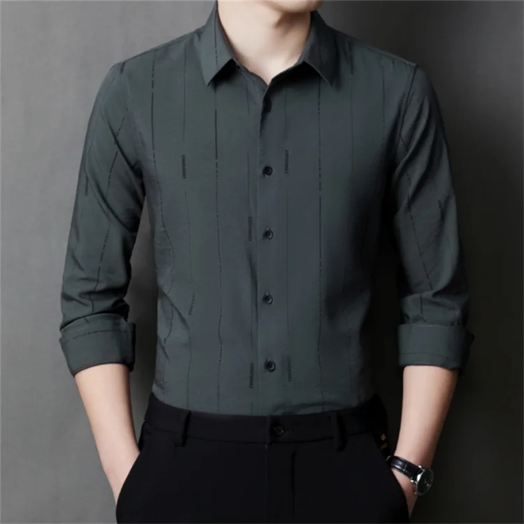 Men's Business Long-sleeved Shirt  Dress Shirt