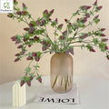 High Quality PVC Artificial Decorative Eryngo with Berries 11 Heads for Christmas Graduation Mother's Day Easter Decorations