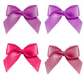 Small Premade Satin Ribbon Bow for Garment Decoration 100% Polyester Single Face Special Design for Underwear