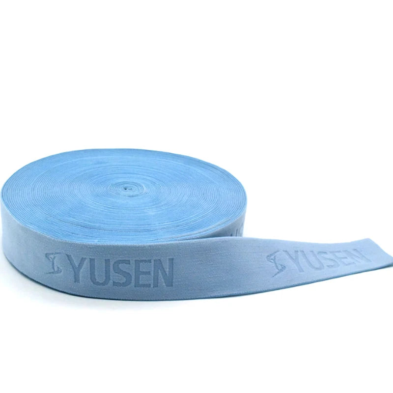 Factory Store High Stretch Heat Transfer Design Woven Elastic Waistband Nylon Hair Bands Sewing Debossed logo Elastic Band