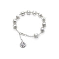 2025 Crystal  Muslim catholic prayer pearl stainless steel rosary bracelet for women