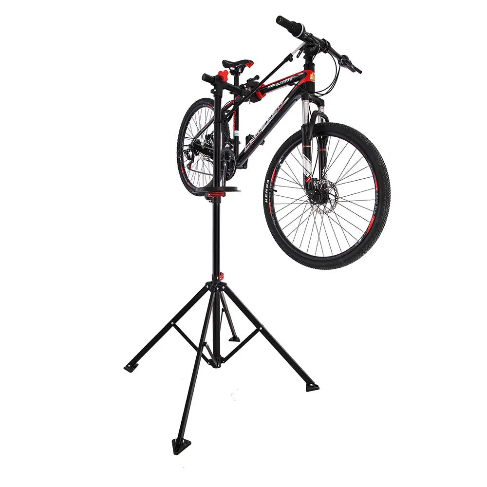 Howlighting HS-QX-006 Portable Height-Adjustable Q195 Steel Bike Repair Stand for Road Bicycles Work Category Bicycle Rack