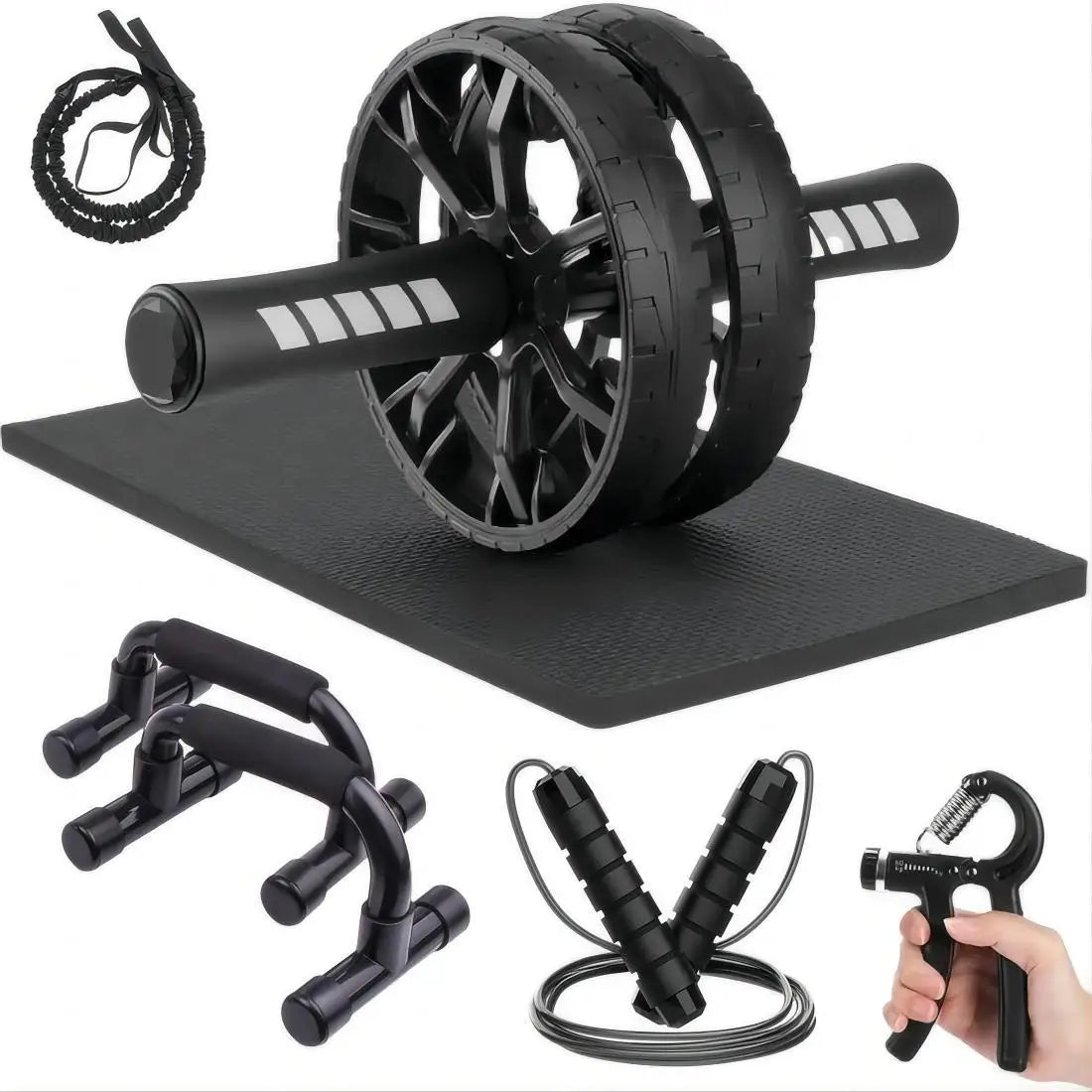 LXY-N927 Abdominal Core Exercise AB Wheel Roller Set