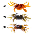 Crab Soft Fishing Lure Plastic Lure Biat Lifelike in Stock Aritificial Lure Soft 10cm