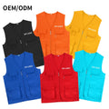 Oem Multi-Pocket Quick-drying Workwear Oversized Photographer Black Mesh Utility Breathable Fishing Men's Vest
