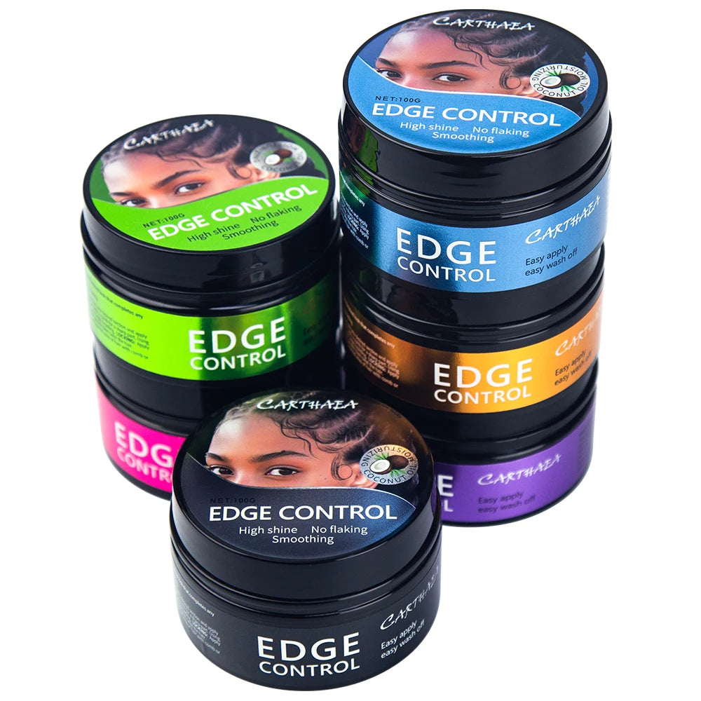 Hot Sale OEM Manufacturers Gel Cream Natural Edge Control extra Strong Hold Styling Products Hair Pomade Wax for Men Women